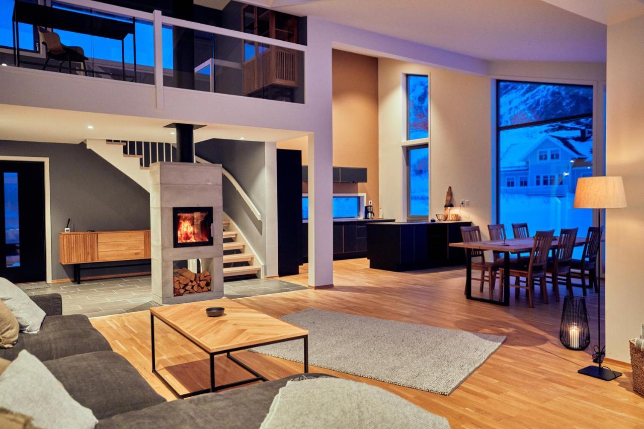Lofoten Panorama Luxury With Sauna In Leilighet *